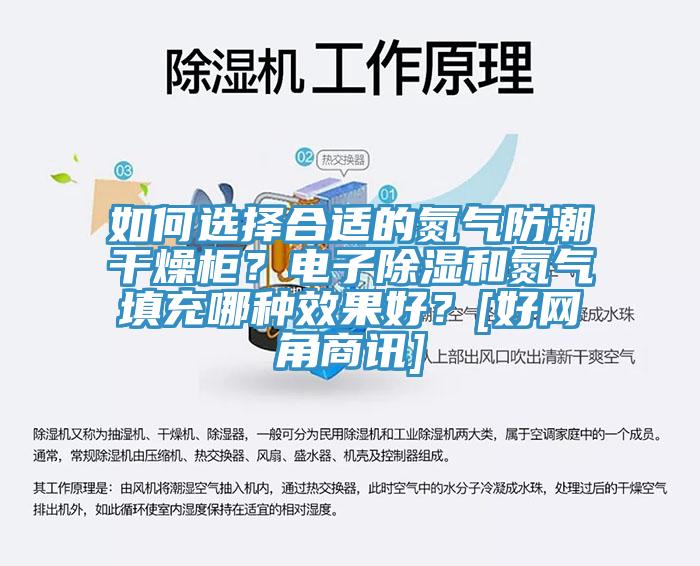 如何選擇合適的氮氣防潮幹燥櫃？電子除濕和氮氣填充哪種效果好？[好網角商訊]