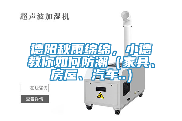 德陽秋雨綿綿，小德教你如何防潮（家具、房屋、汽車..）