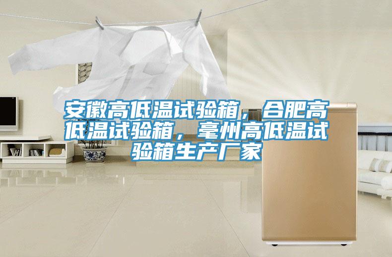 安徽高低溫試驗箱，合肥高低溫試驗箱，毫州高低溫試驗箱生產廠家