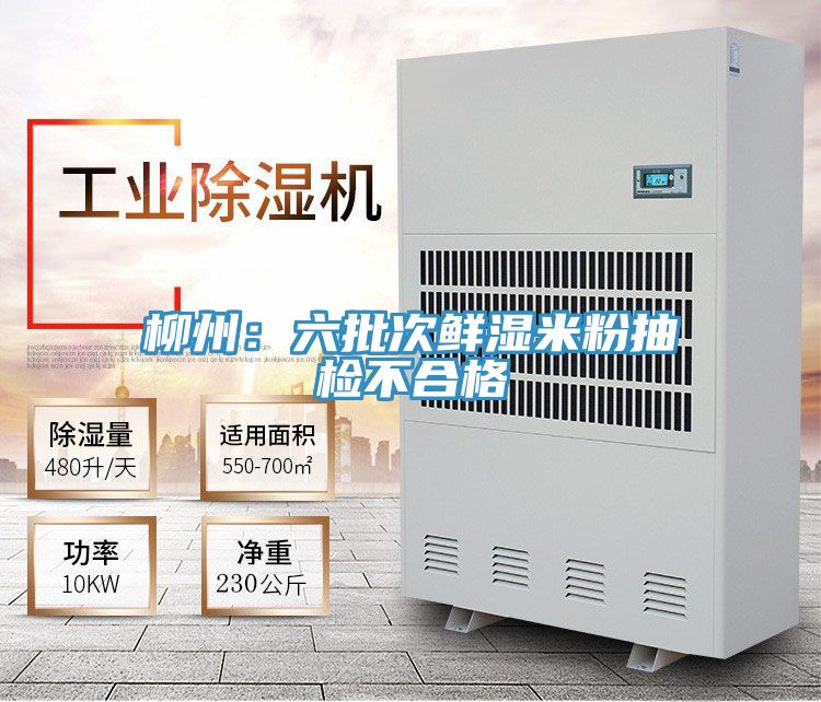 柳州：六批次鮮濕米粉抽檢不合格