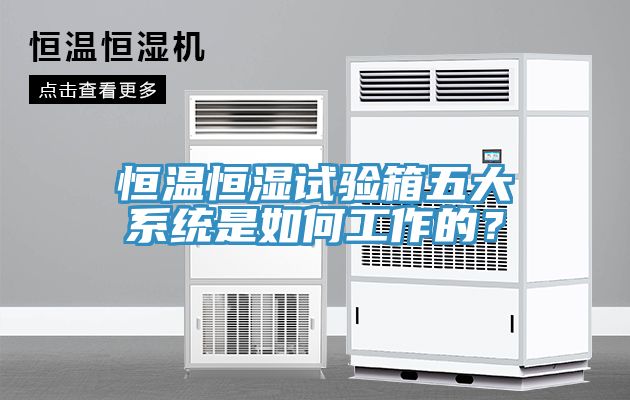 恒溫恒濕試驗箱五大係統是如何工作的？