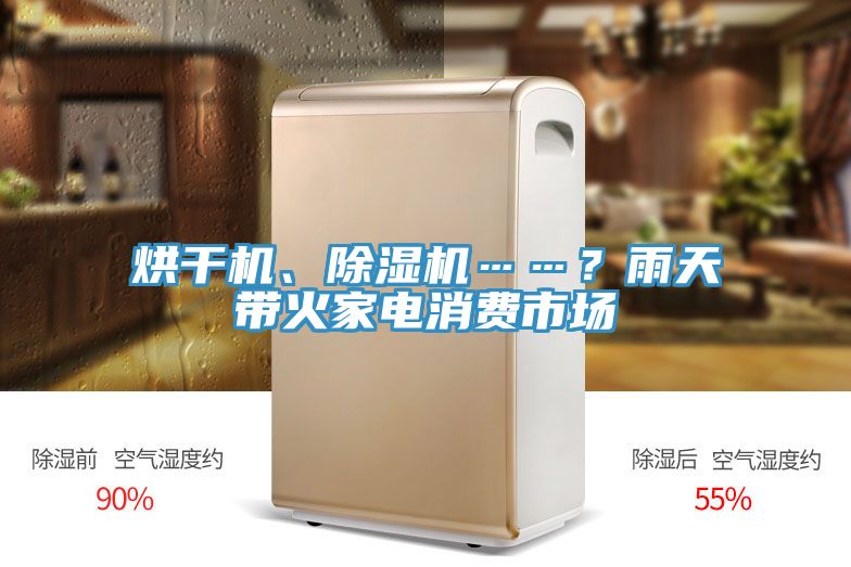 烘幹機、小黄片软件免费下载……？雨天帶火家電消費市場
