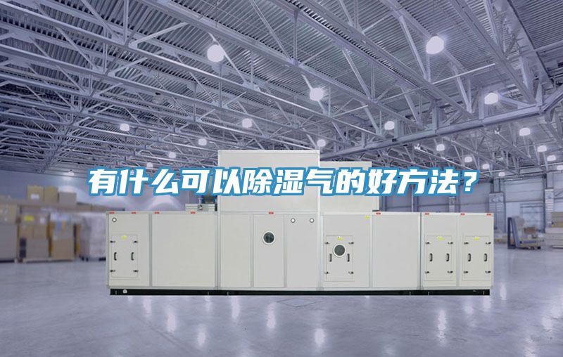 有什麽可以除濕氣的好方法？