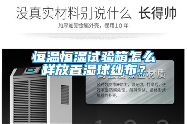恒溫恒濕試驗箱怎麽樣放置濕球紗布？