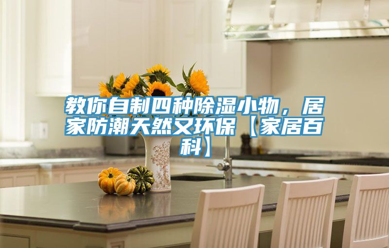 教你自製四種除濕小物，居家防潮天然又環保【家居百科】