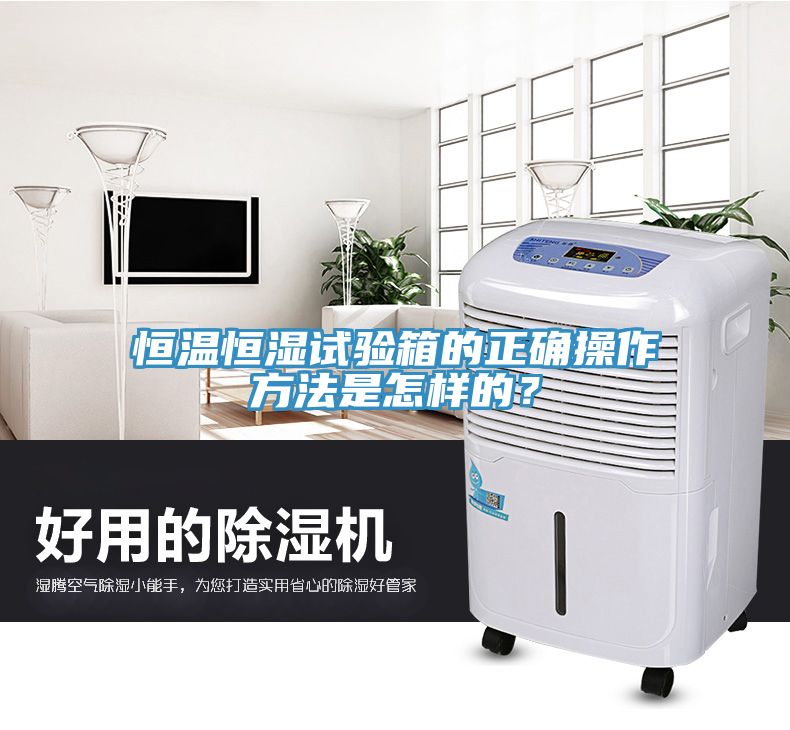 恒溫恒濕試驗箱的正確操作方法是怎樣的？