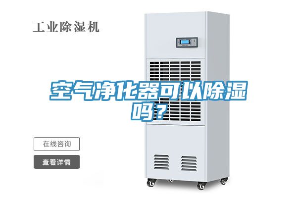 空氣淨化器可以除濕嗎？