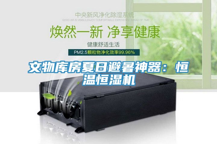 文物庫房夏日避暑神器：恒溫恒濕機