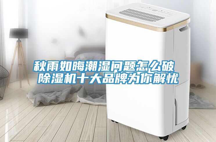 秋雨如晦潮濕問題怎麽破 小黄片软件免费下载十大品牌為你解憂