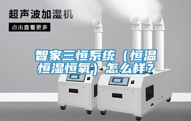 智家三恒係統（恒溫恒濕恒氧）怎麽樣？