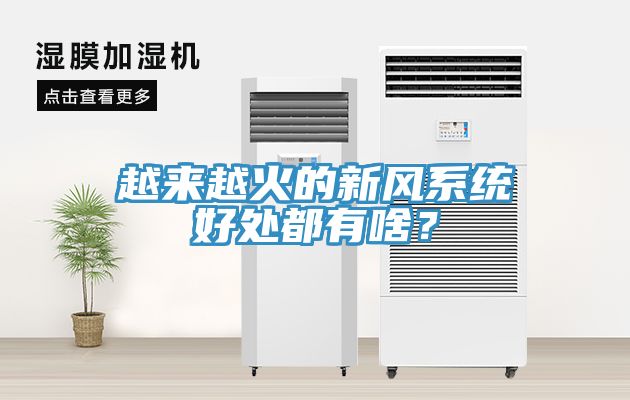 越來越火的新風係統好處都有啥？