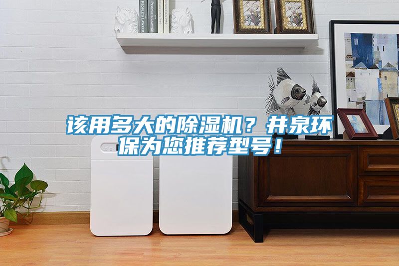 該用多大的小黄片软件免费下载？井泉環保為您推薦型號！