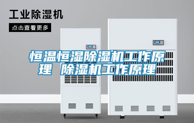 恒溫恒濕小黄片软件免费下载工作原理 小黄片软件免费下载工作原理
