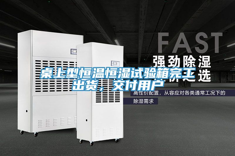 桌上型恒溫恒濕試驗箱完工出貨，交付用戶