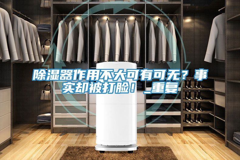 除濕器作用不大可有可無？事實卻被打臉！_重複