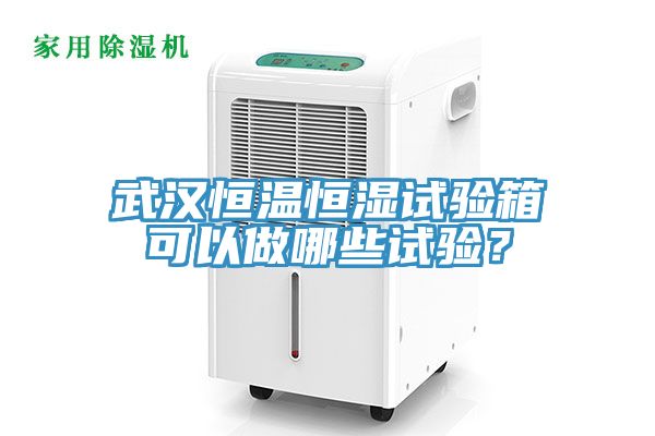 武漢恒溫恒濕試驗箱可以做哪些試驗？