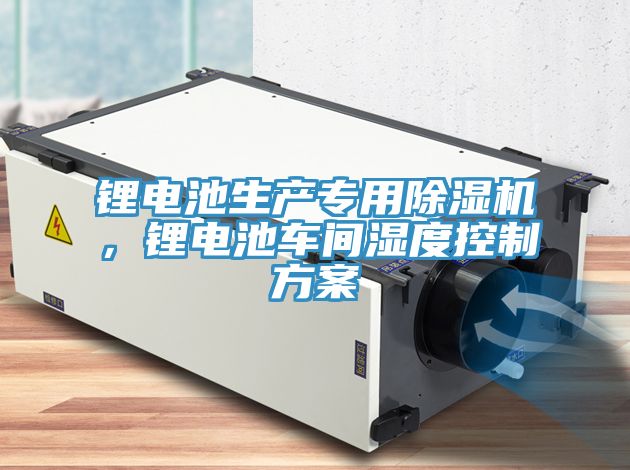鋰電池生產專用小黄片软件免费下载，鋰電池車間濕度控製方案