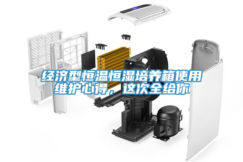 經濟型恒溫恒濕培養箱使用維護心得，這次全給你